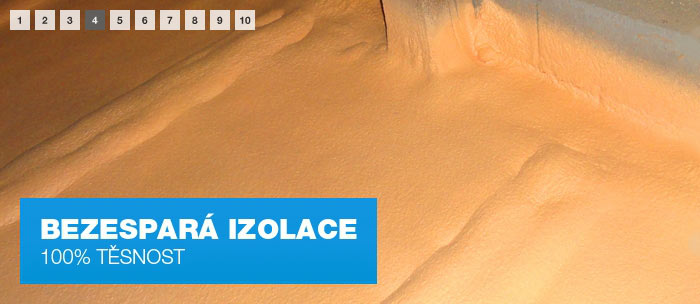 Bezespará izolace - 100% těsnost